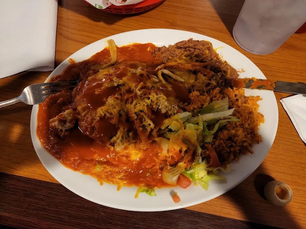 Three Enchiladas Verdes